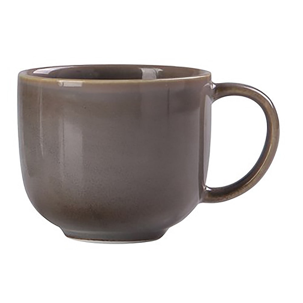 Yanco PK-001 8 oz Coffee Cup - Ceramic, Gray