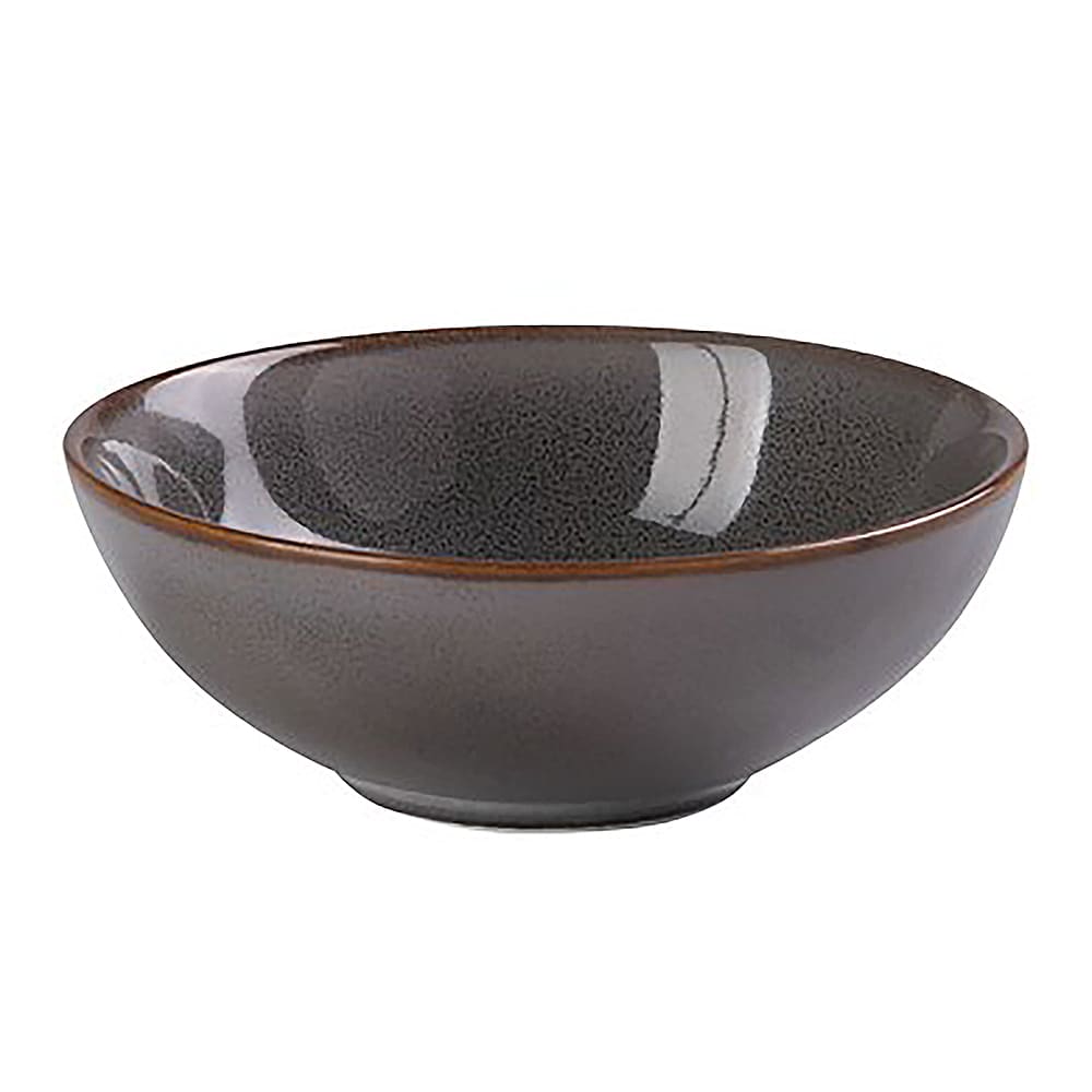 Yanco PK-808 44 oz Round Noodle Bowl - Ceramic, Gray