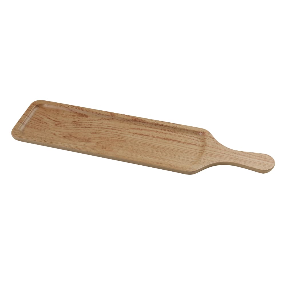 Yanco WD-2423 Rectangular Wooden Tray II Serving Board - 23 1/2" x 5 1/2", Melamine, Golden Oak