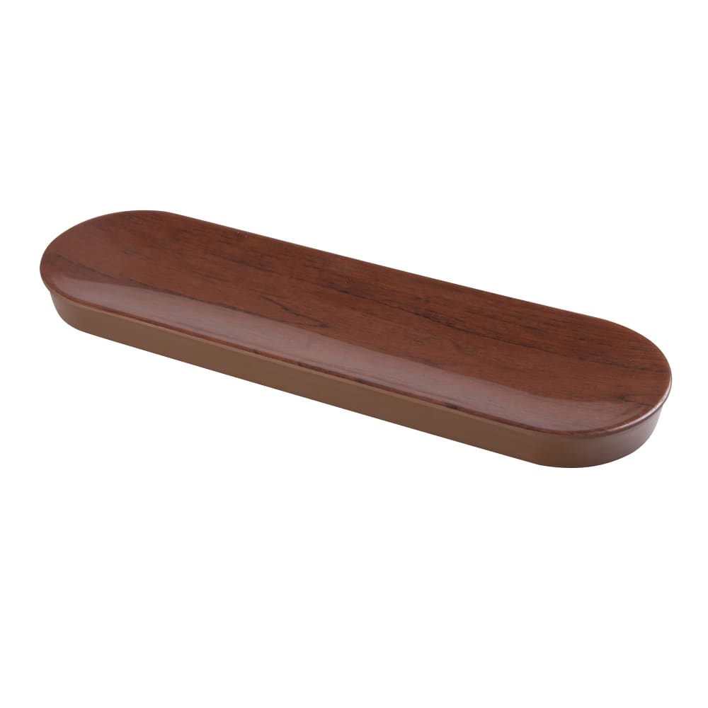 Yanco WL-716 Melamine Tray - 15 5/8" x 4 1/4", Wood Grain
