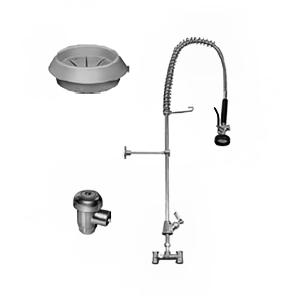 Hobart ACCESS-GROUPC Disposer Accessories w/ Vinyl Silver Saver Splash Guard Ring & Vacuum Breaker