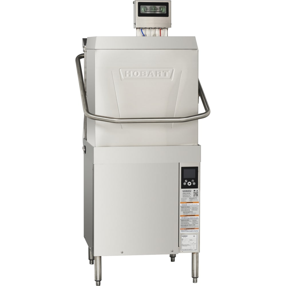 Hobart AM16SCB-16 Low Temp Door Type Dishwasher w/ 72 Racks/hr Capacity, Built-in Booster, 208-240v/1ph