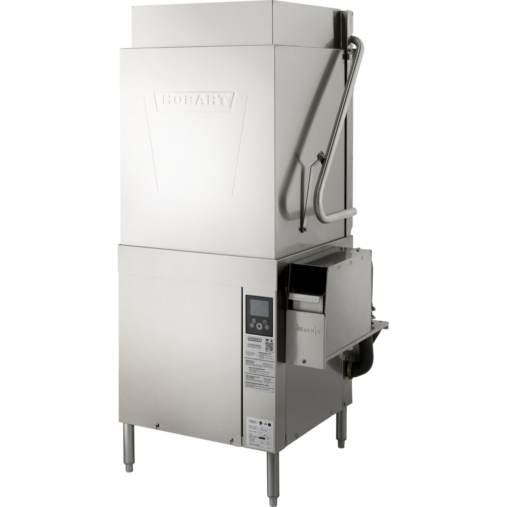 Hobart AM16T-ASR-2 High Temp Door Type Dishwasher w/ 52 Racks/hr Capacity, Built-in Booster, 208-240v/3ph