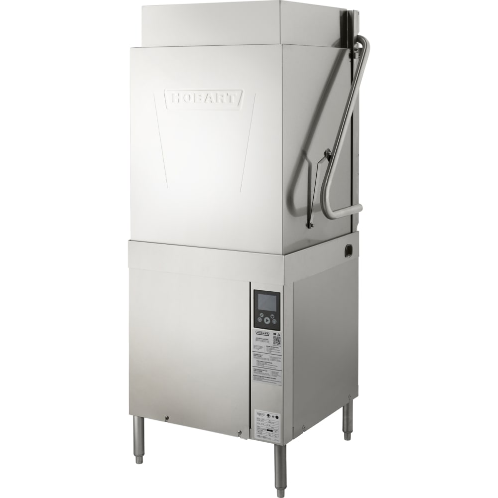 Hobart AM16T-BAS-2 High Temp Door Type Dishwasher w/ 60 Racks/hr Capacity, Built-in Booster, 208-240v/3ph