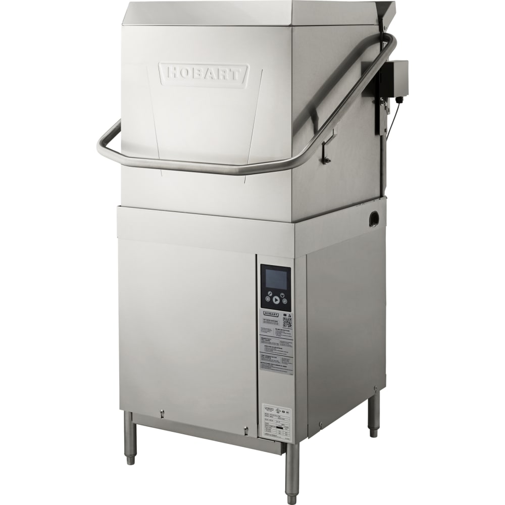Hobart AM16VL-BAS-2 High Temp Door Type Dishwasher w/ 45 Racks/hr Capacity, Built-in Booster, 208-240v/3ph