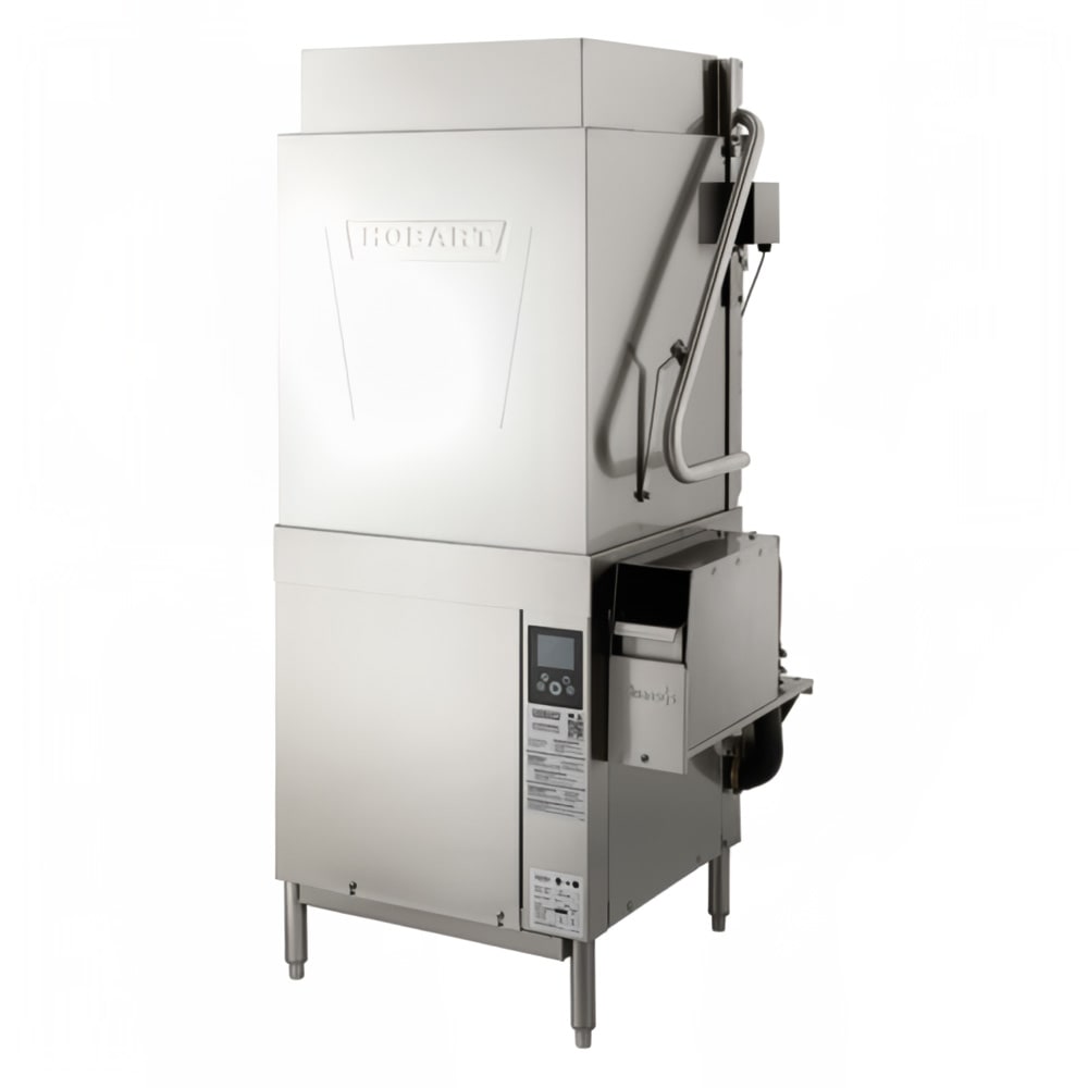 Hobart AM16VLT-ADV-2 High Temp Door Type Dishwasher w/ 38 Racks/hr Capacity, Built-in Booster, 208-240v/3ph