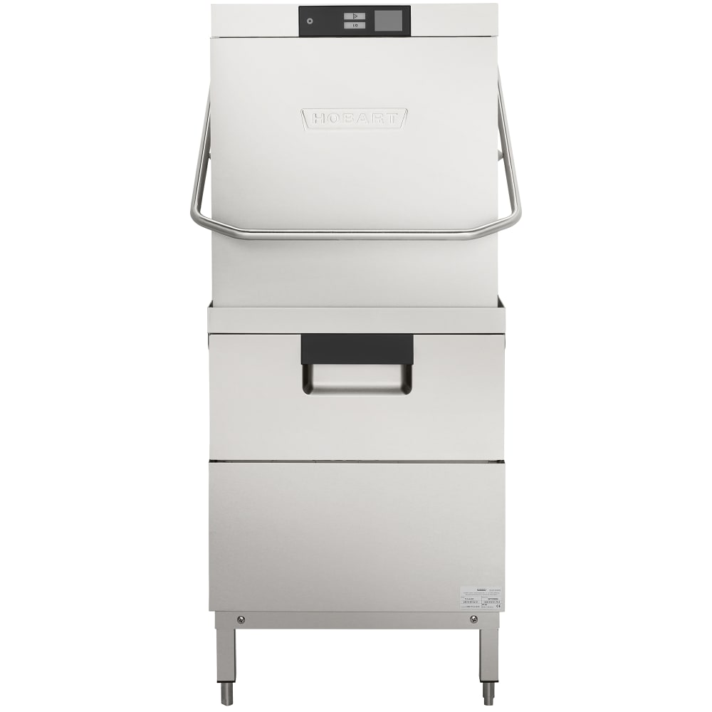 Hobart AMTL-2 High Temp Door Type Dishwasher w/ 80 Racks/hr Capacity, Built-in Booster, 208-240v/3ph