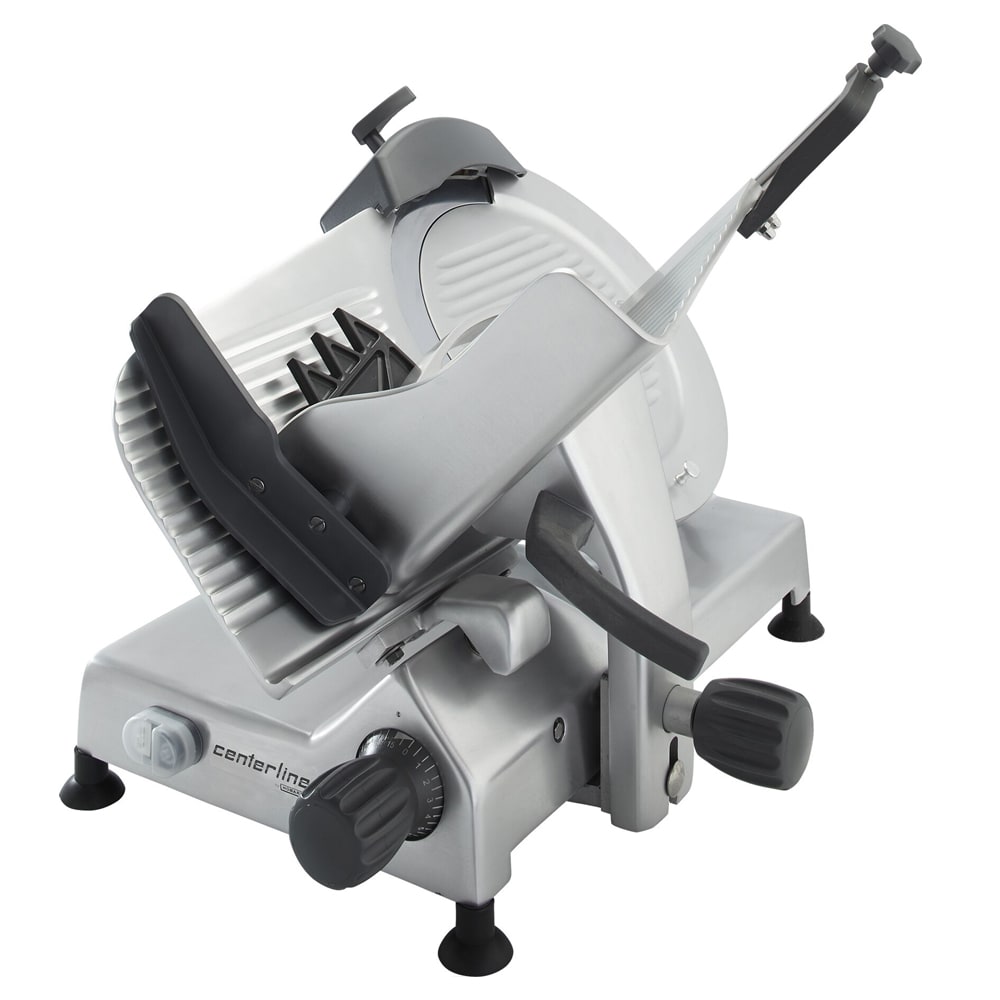 Centerline by Hobart EDGE13-11 Manual Meat & Cheese Slicer w/ 13" Blade ,Belt Driven, Aluminum, 1/2 hp