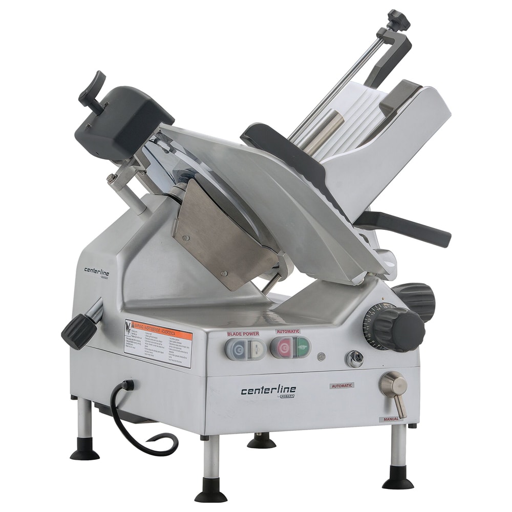 Centerline by Hobart EDGE13A-11 Automatic Meat & Cheese Slicer w/ 13" Blade, Belt Driven, Aluminum, 1/2 hp