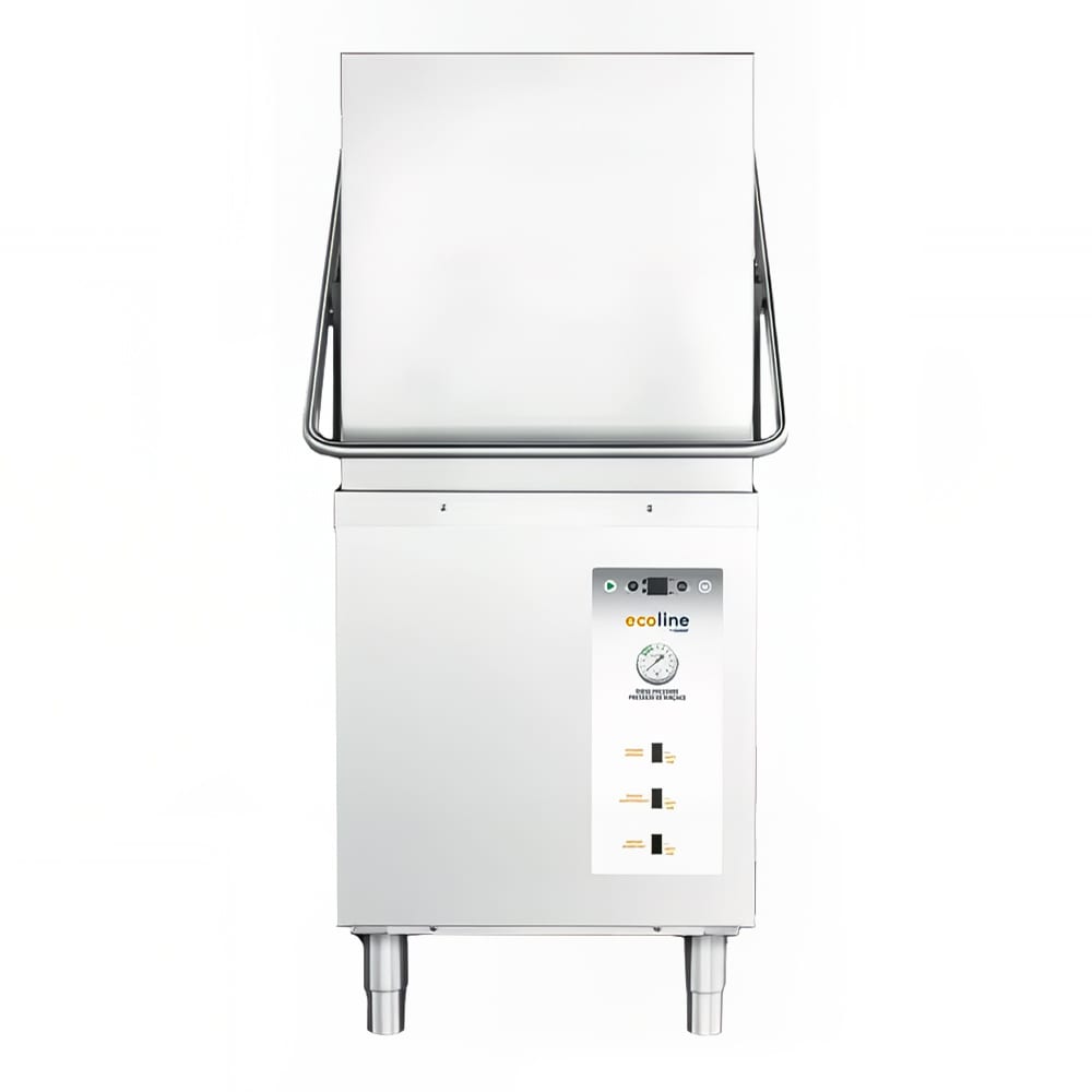 Ecoline by Hobart EDL-1 Low Temp Door Type Dishwasher w/ 42 Racks/hr Capacity, 120v