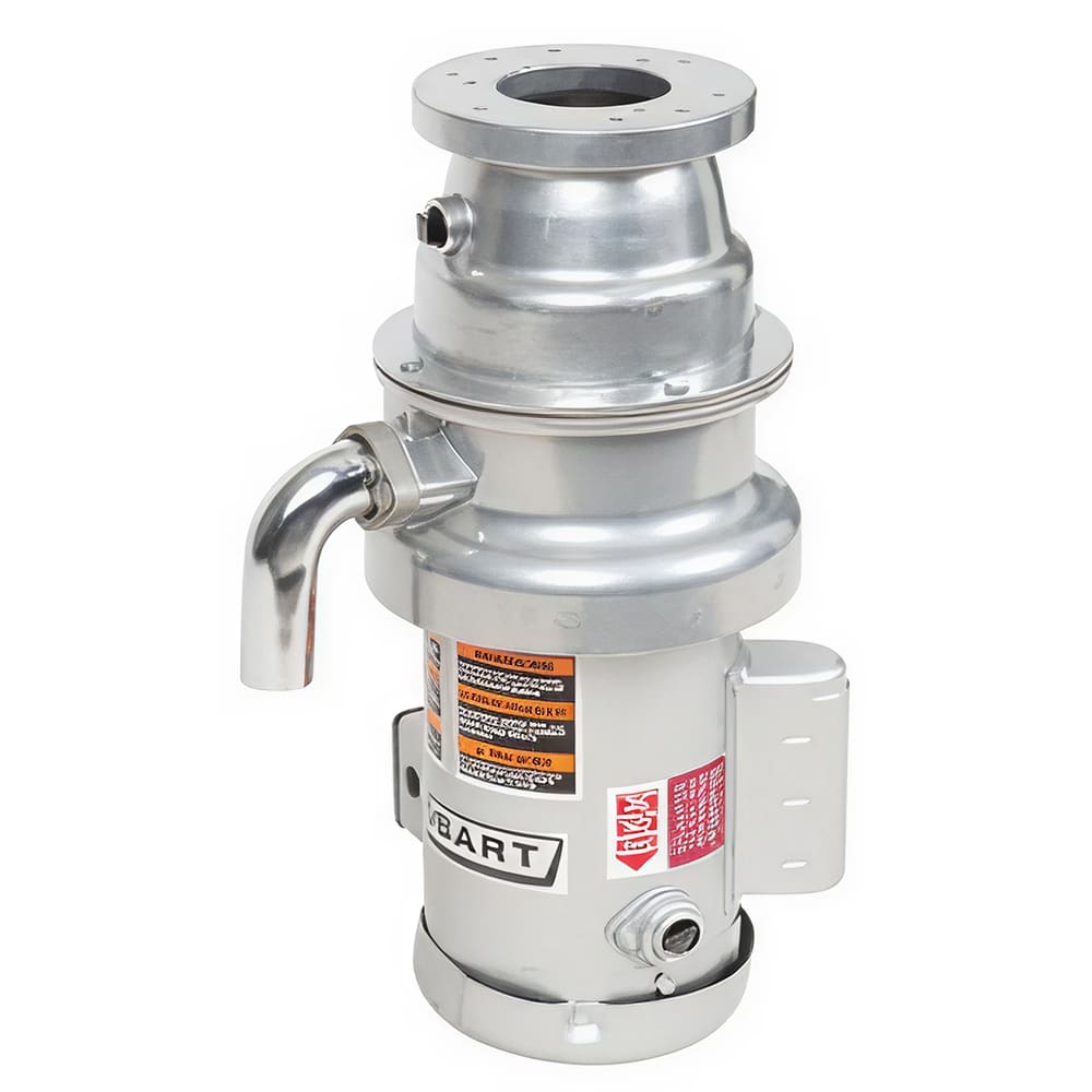 Hobart FD4/50-3 Garbage Disposer w/ Short Upper Housing - 1/2 HP, 120/208-240v/1ph