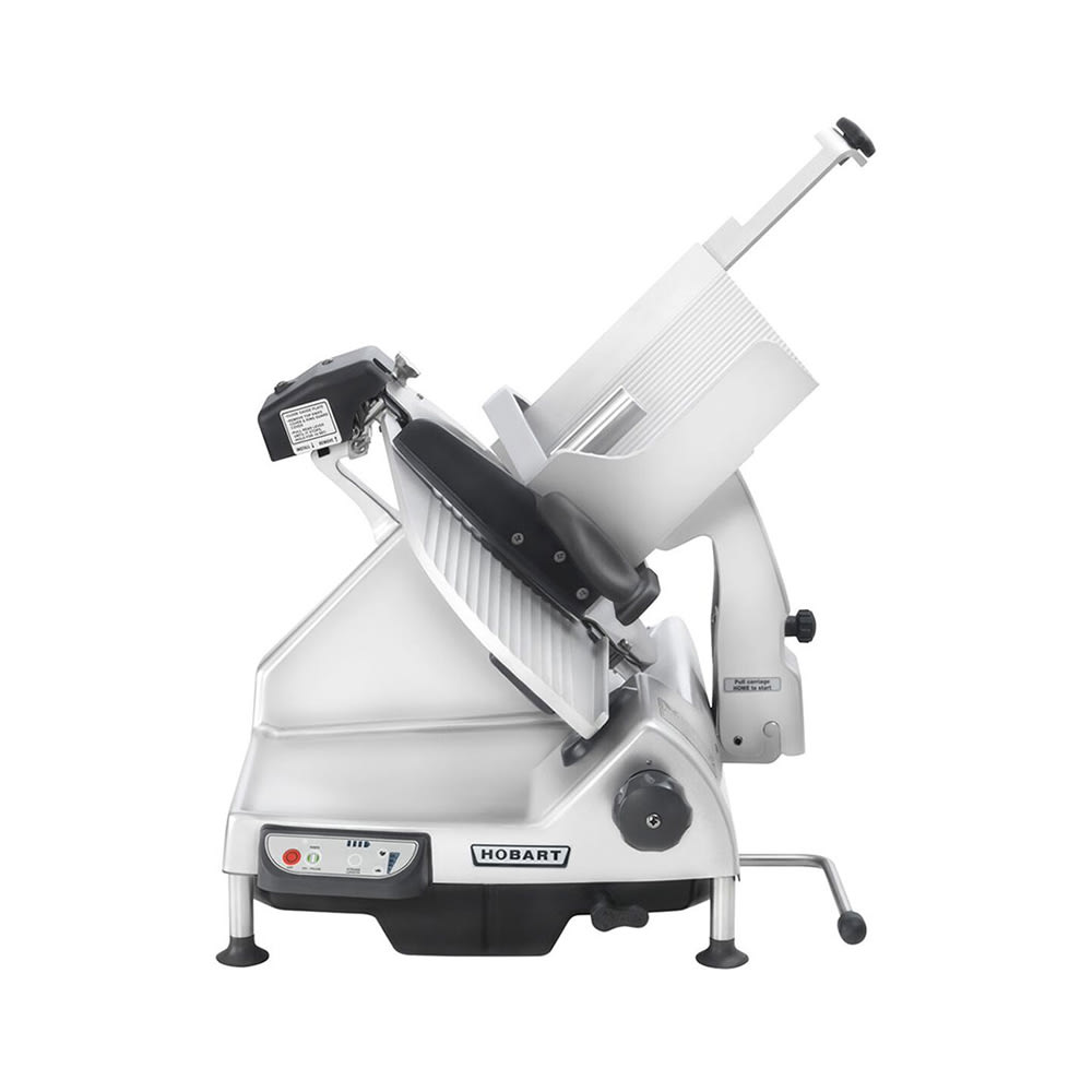 Hobart HS9N-1 Automatic Meat & Cheese Slicer w/ 13" Blade, Belt Driven, Aluminum, 1/2 hp