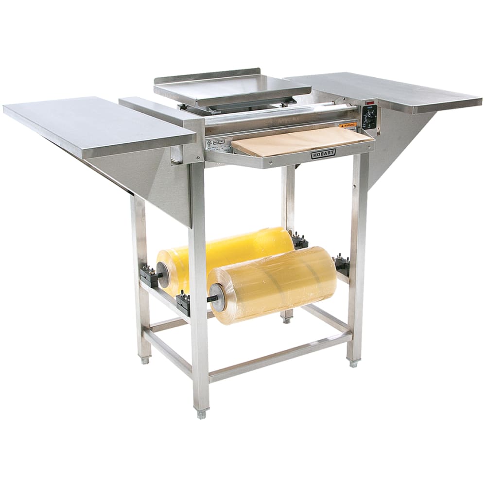 Hobart HWS-4-C Floor Model Wrap Station w/ Built In Hotplate - (2) Film Roll Capacity, 120v