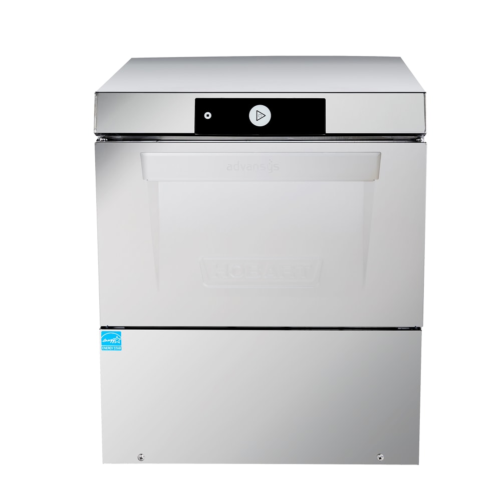 Hobart LXGNPR-3 Advansys™ Low Temp Rack Undercounter Glass Washer w/ 38 Racks/hr Capacity, 120v
