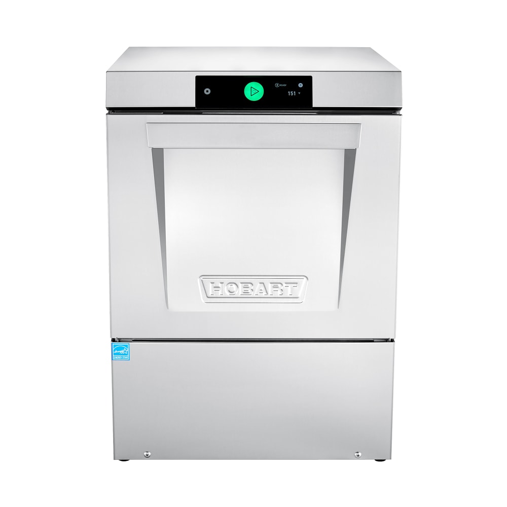 Hobart LXNH-1 LXn Series High Temp Undercounter Dishwasher w/ 32 Racks/hr Capacity, Built-in Booster, 208-240v/1ph