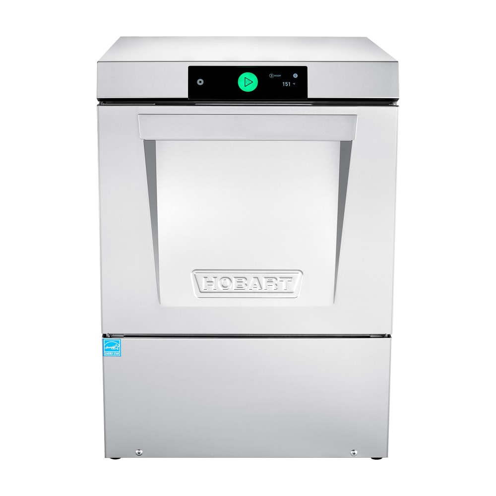 Hobart LXNH-5 LXn Series High Temp Undercounter Dishwasher w/ 32 Racks/hr Capacity, Built-in Booster, 208-240v/3ph
