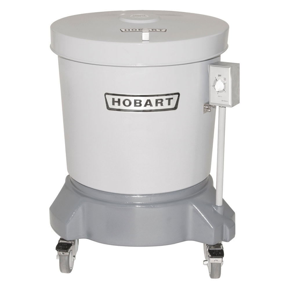 Hobart SDPE-11 20 Gallon Salad Dryer w/ Floor Drain & Polyethylene Shell, 115v