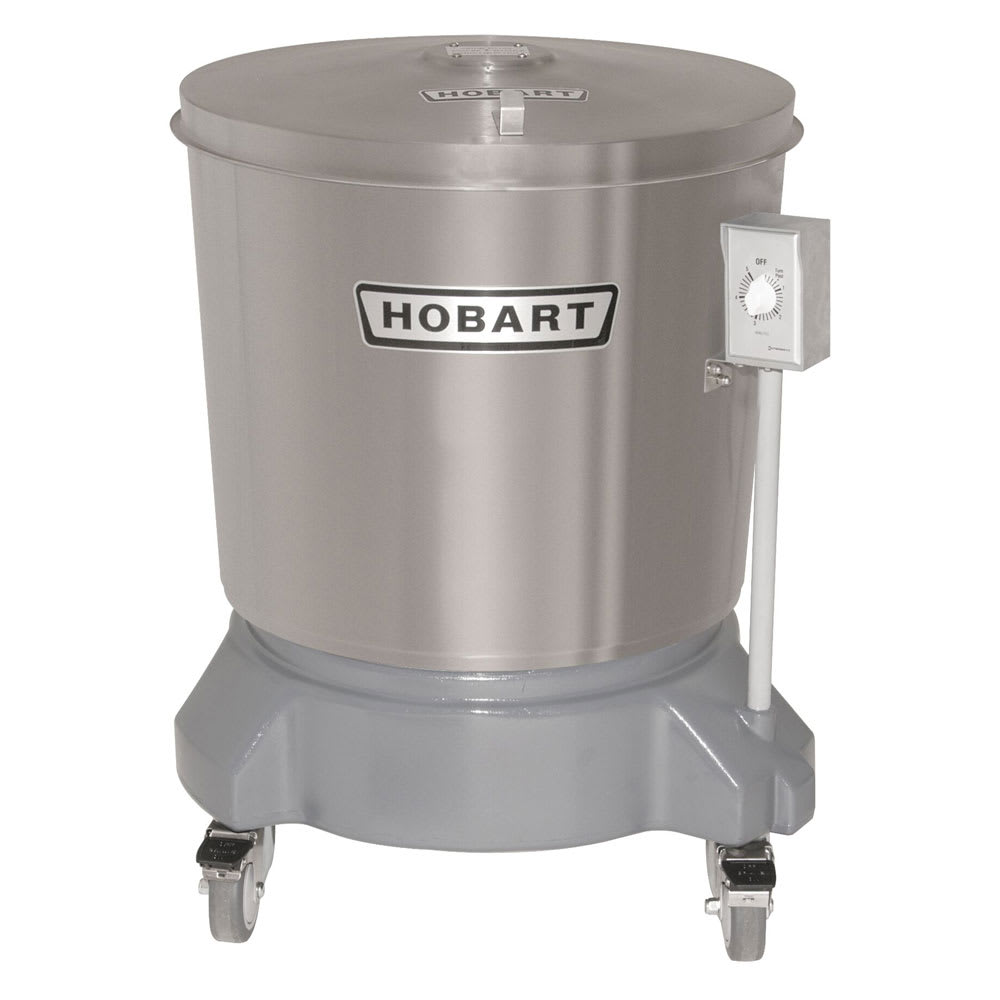 Hobart SDPS-11 20 Gallon Salad Dryer w/ Drain & Stainless Outer Tub, 115v
