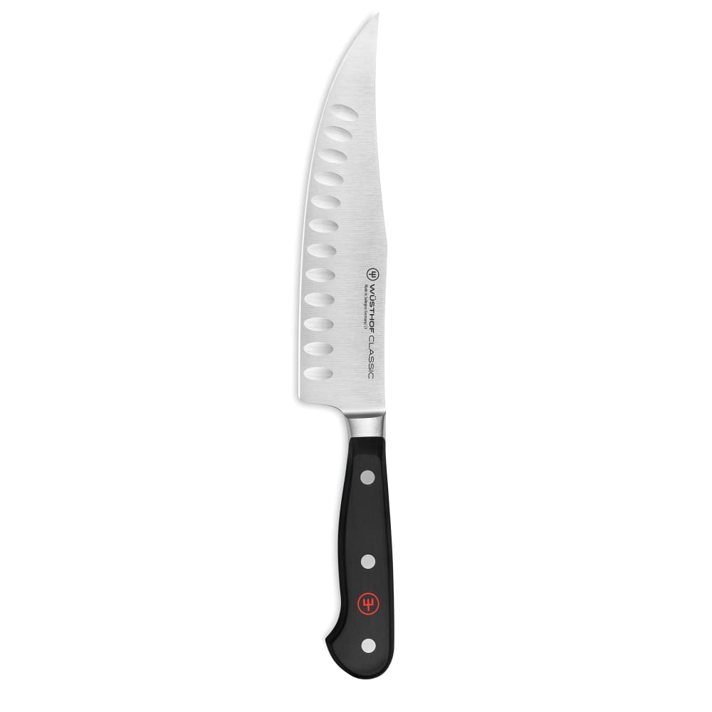Wusthof 7" Craftsman Knife w/ Black Plastic Handle, High Carbon Stainless Steel (1040134318)