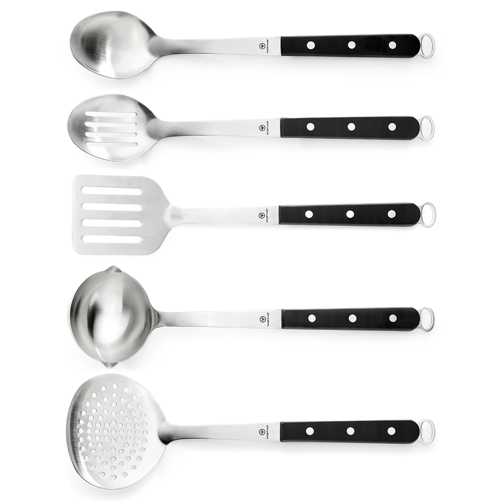 Wusthof 5 Piece Kitchen Tool Set, Silver/Black (9069920101)