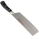 Wusthof 7" Classic Ikon Nakiri Knife - Hollow Edge, Black Handle (4187-7/17) thumbnail 2