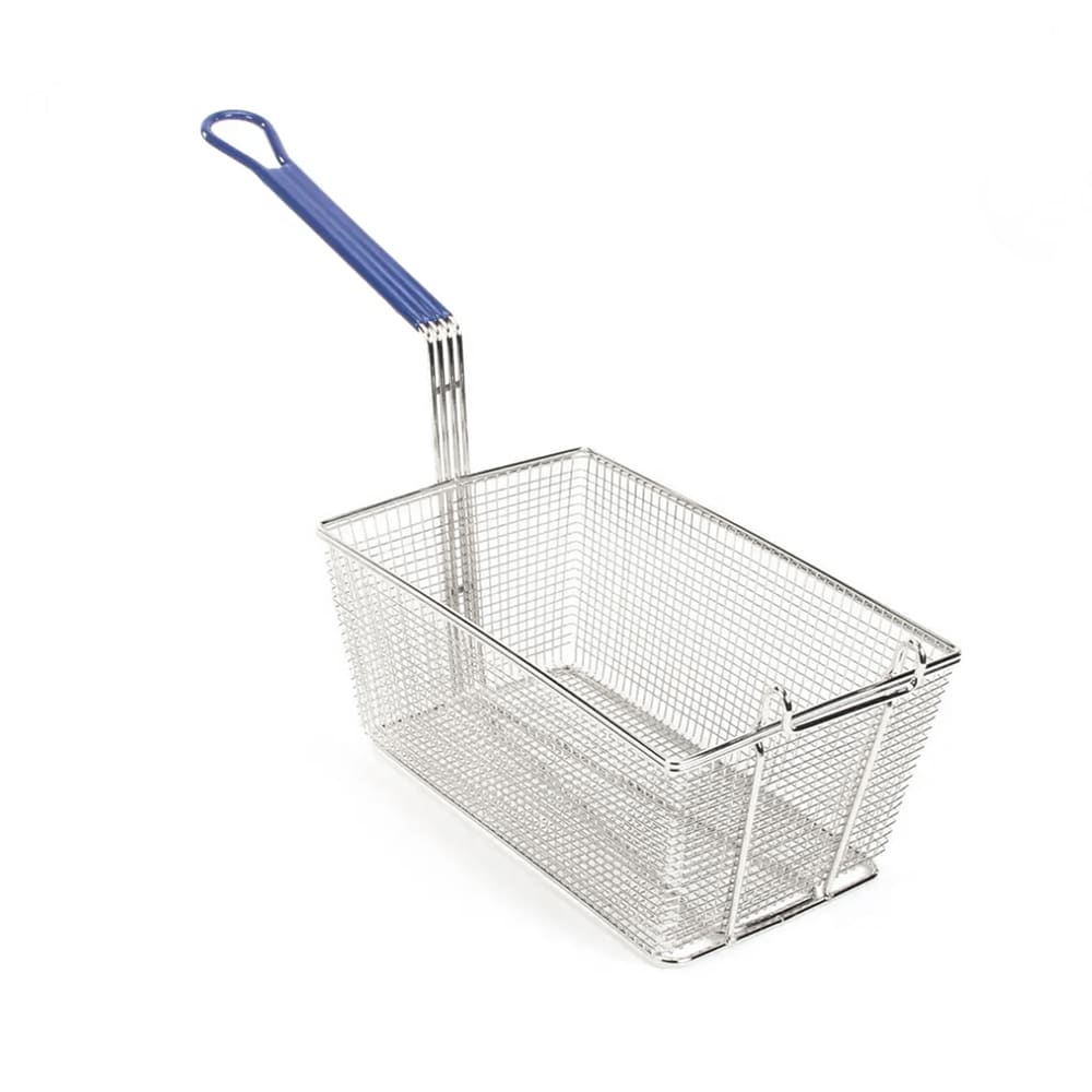 Parts Town Fryer Basket w/ Coated Handle & Front Hook, 13 1/4" x 8 1/2" x 5 3/4" (PTA4500305)