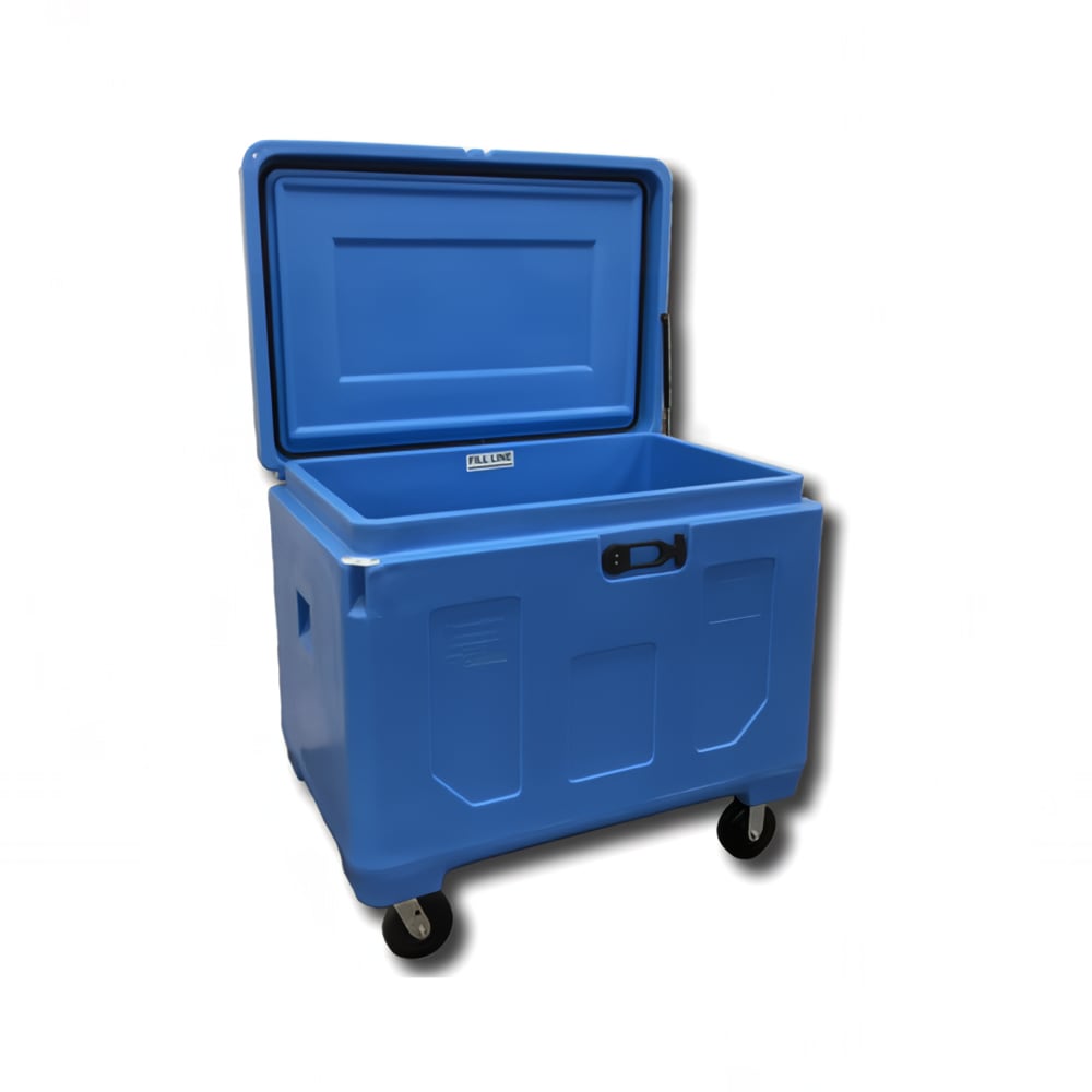 ThermoSafe Insulated Food Carrier - 46 1/5" x 31 1/2" x 42 5/16", Blue (HR440L-LC)