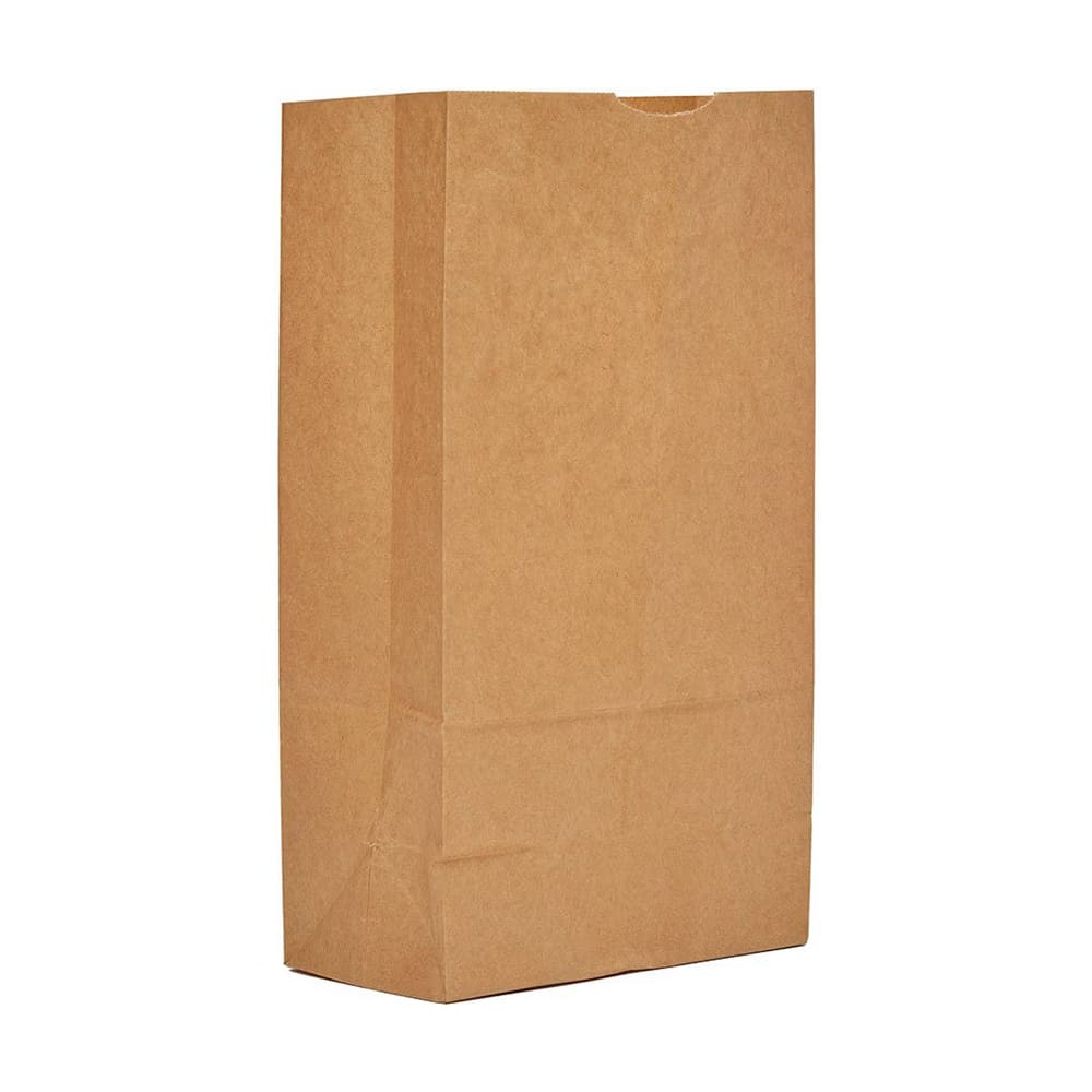 AJM Packaging Grocery Bag - 13 2/5" x 6 3/10", Kraft Paper (GB10NP5C)