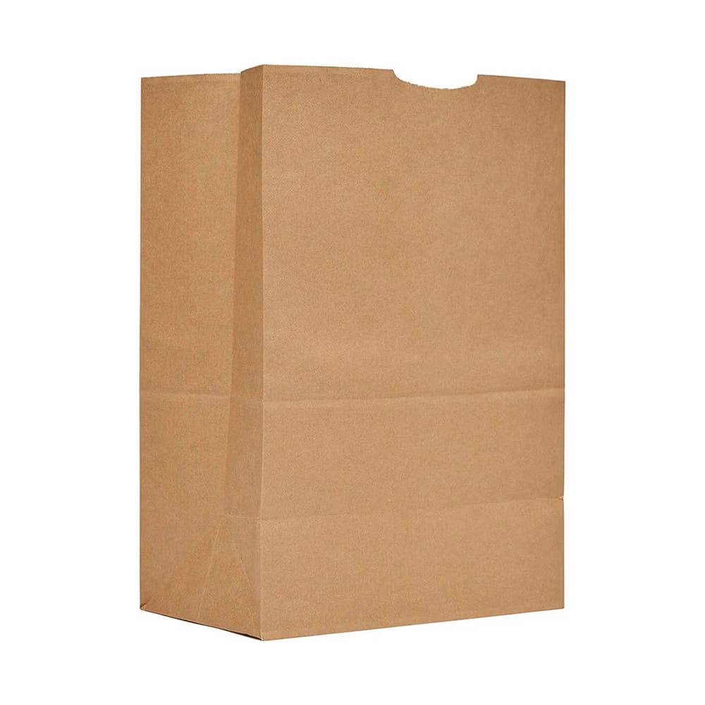 AJM Packaging Grocery Bag - 17" x 12", Kraft Paper (GS75NP4C)