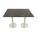 Art Marble 30" x 60" Rectangular Granite Table Top - Indoor/Outdoor, Uba Tuba (G20330X60) thumbnail 3