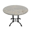 Art Marble Dining Height Table Base w/ 34" x 34" Spread - Cast Iron, Matte Black (CA28-34D) thumbnail 2