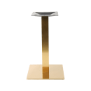 Art Marble 28 3/4" Dining Height Table Base - Indoor/Outdoor, Stainless Steel, Gold (G05-17D) thumbnail 2