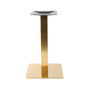 Art Marble 40 3/4" Bar Height Table Base - Indoor/Outdoor, Stainless Steel, Gold (G05-17H) thumbnail 2