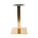 Art Marble 28 3/4" Dining Height Table Base - Indoor/Outdoor, Stainless Steel, Gold (G05-23D) thumbnail 2