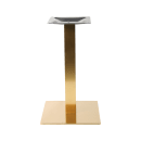 Art Marble 40 3/4" Bar Height Table Base - Indoor/Outdoor, Stainless Steel, Gold (G05-23H) thumbnail 2