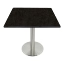 Art Marble 30" Square Granite Table Top - Indoor/Outdoor, Black Galaxy (G20630X30) thumbnail 3