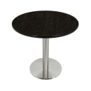 Art Marble 54" Round Granite Table Top - Indoor/Outdoor, Black Galaxy (G20654RD) thumbnail 3