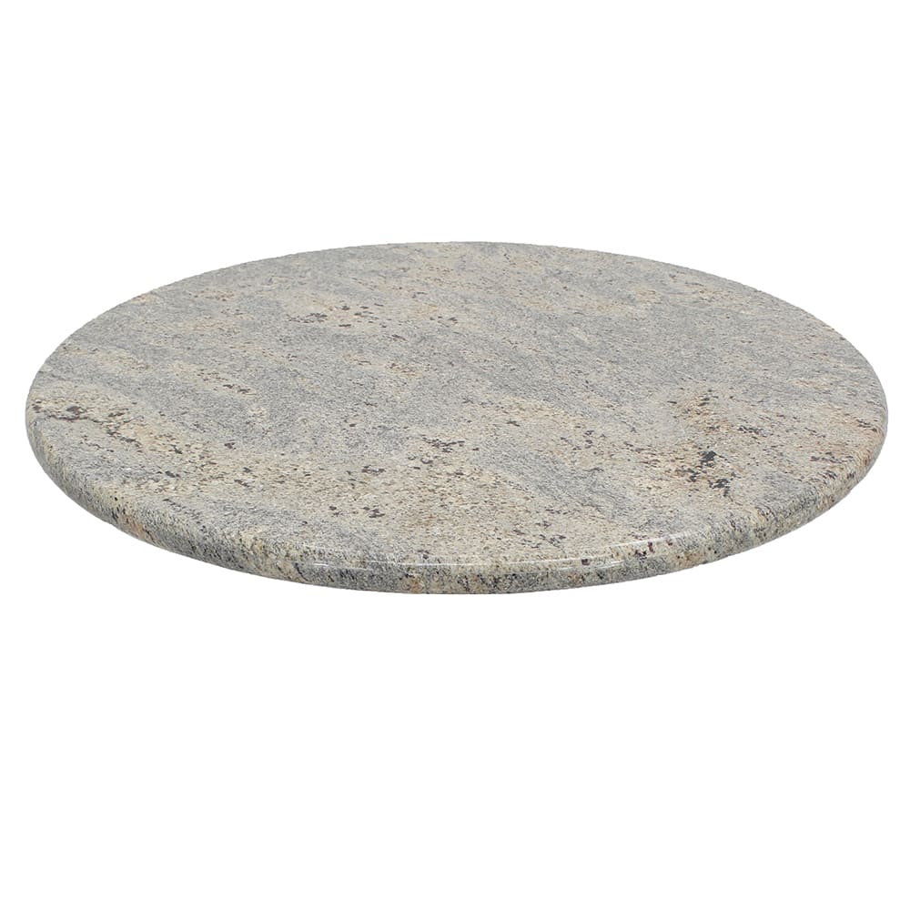 Art Marble 24" Round Granite Table Top - Indoor/Outdoor, Kashmir White (G20824RD)