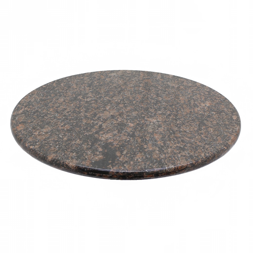 Art Marble 24" Round Granite Table Top, Tan Brown (G21524RD)