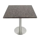 Art Marble 30" Square Granite Table Top, Tan Brown (G21530X30) thumbnail 2