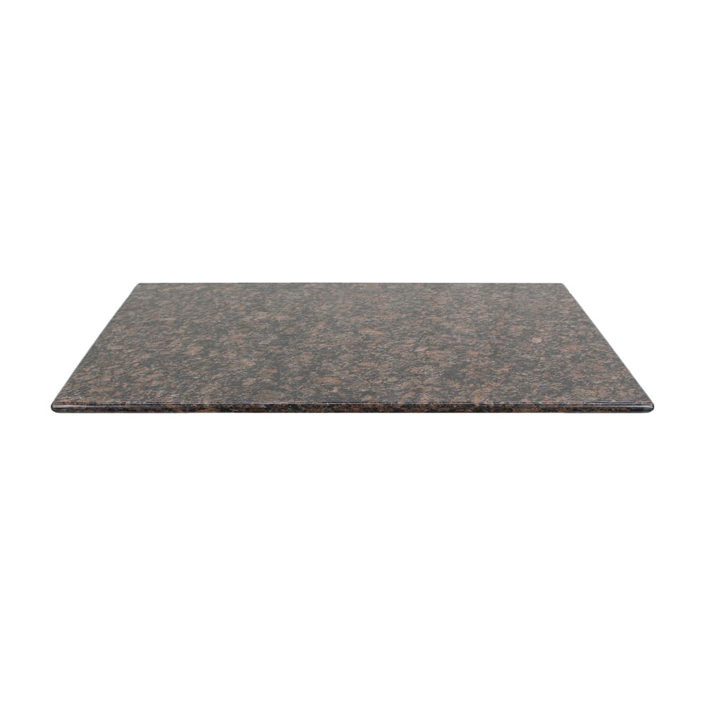 Art Marble 30" x 42" Rectangular Granite Table Top, Tan Brown (G21530X42)