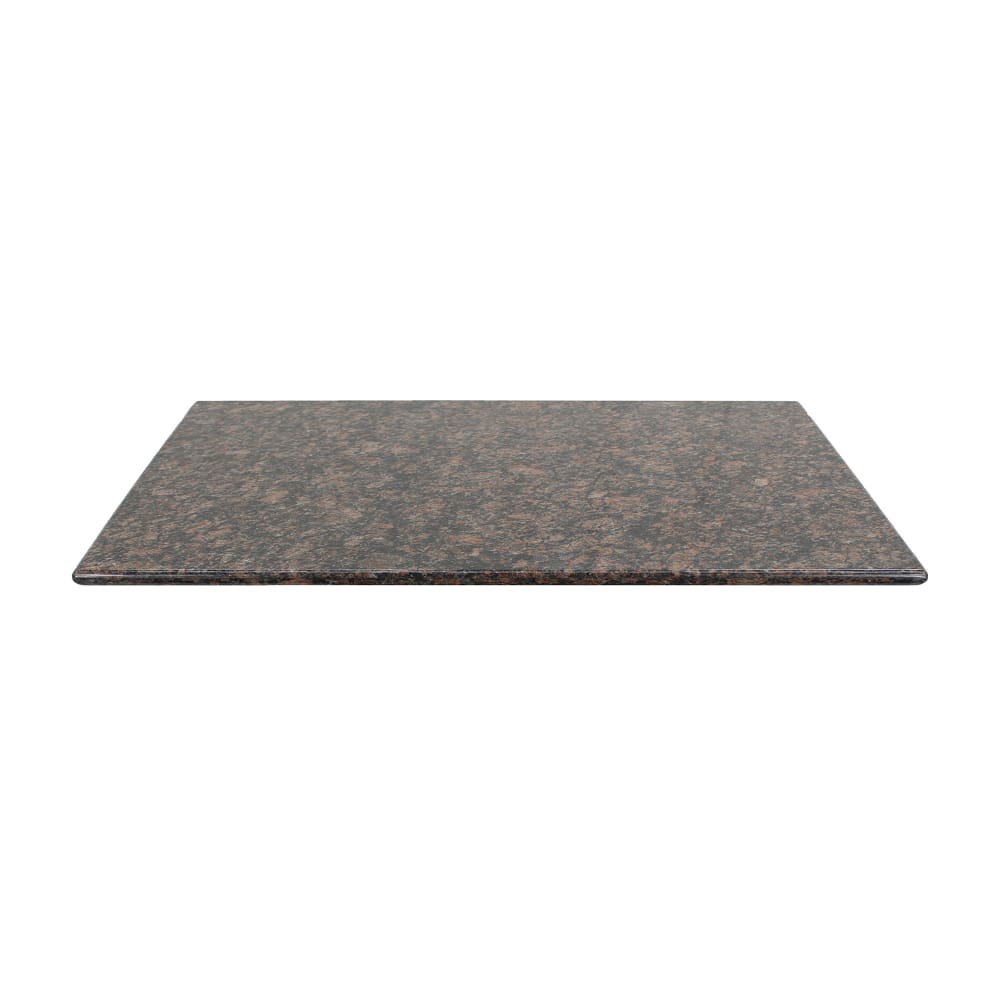 Art Marble 30" x 48" Rectangular Granite Table Top, Tan Brown (G21530X48)