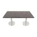 Art Marble 30" x 48" Rectangular Granite Table Top, Tan Brown (G21530X48) thumbnail 2