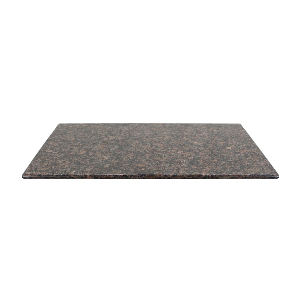 Art Marble 30" x 60" Rectangular Granite Table Top, Tan Brown (G21530X60)