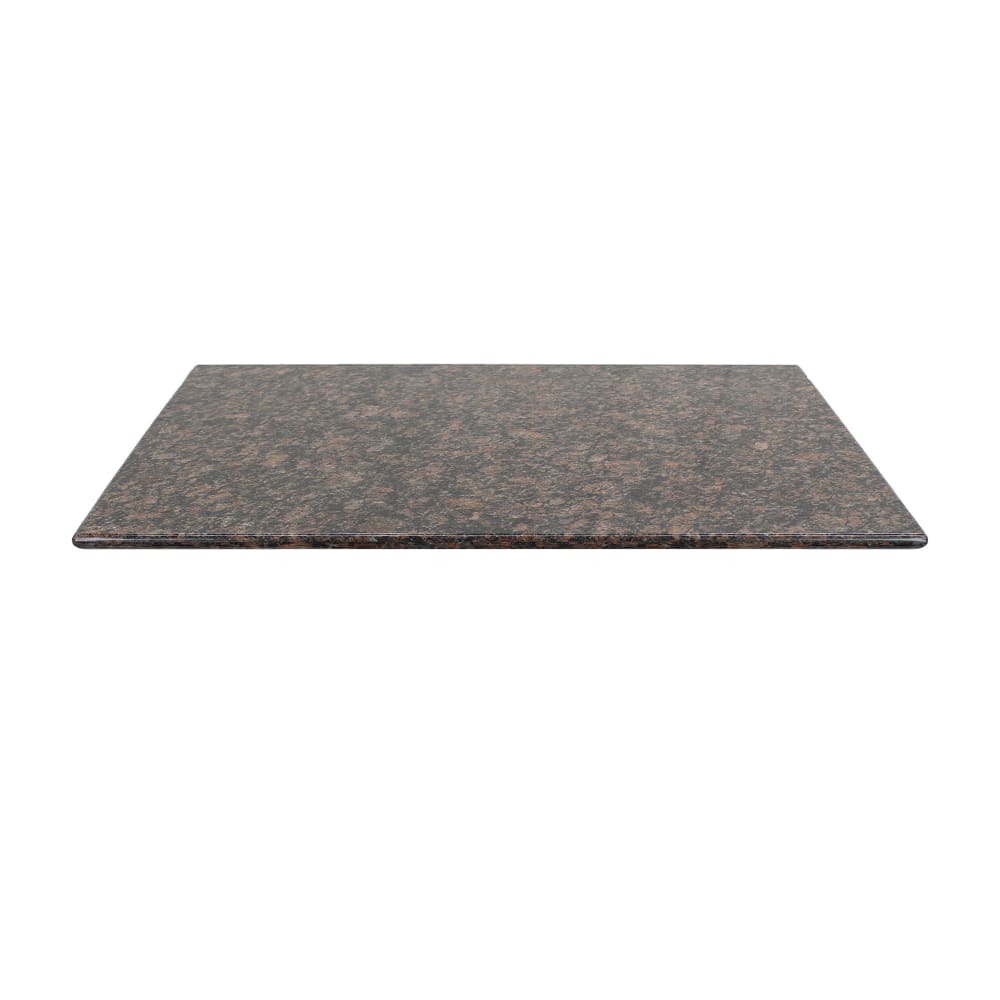 Art Marble 30" x 72" Rectangular Granite Table Top, Tan Brown (G21530X72)