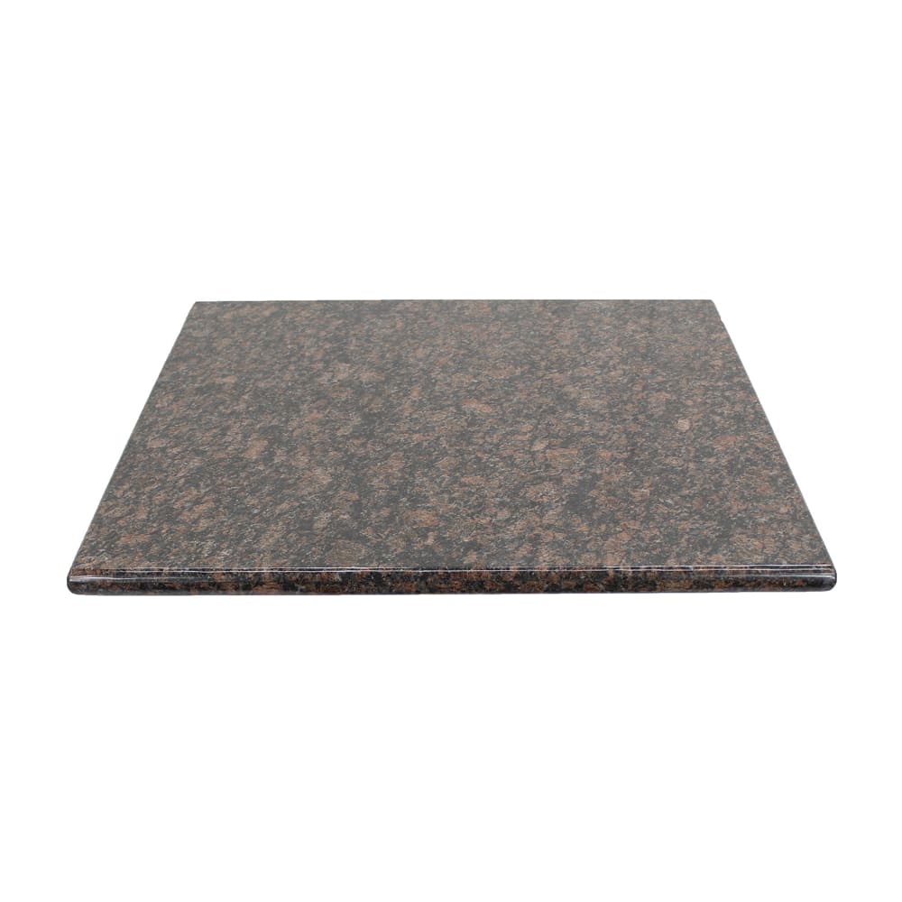 Art Marble 36" Square Granite Table Top, Tan Brown (G21536X36)