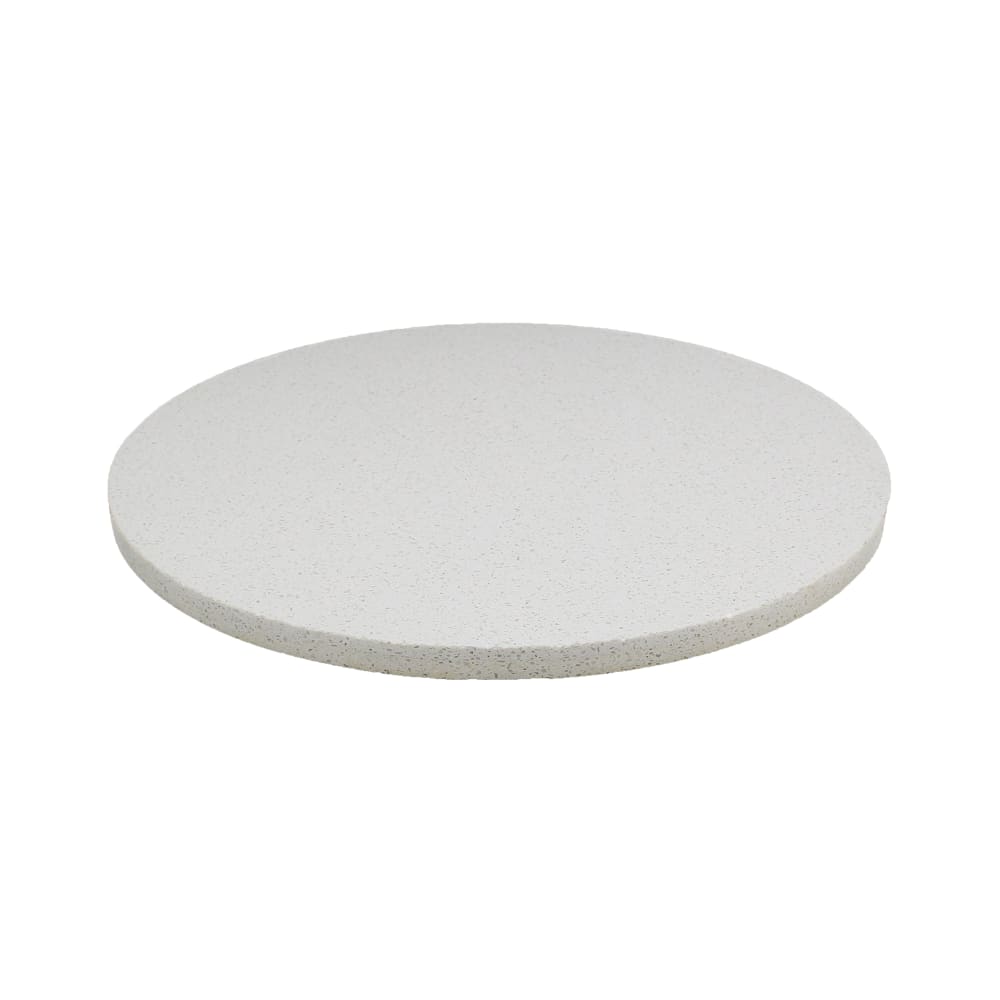 Art Marble 54" Round Quartz Table Top - Indoor/Outdoor, Snow White (Q40354RD)