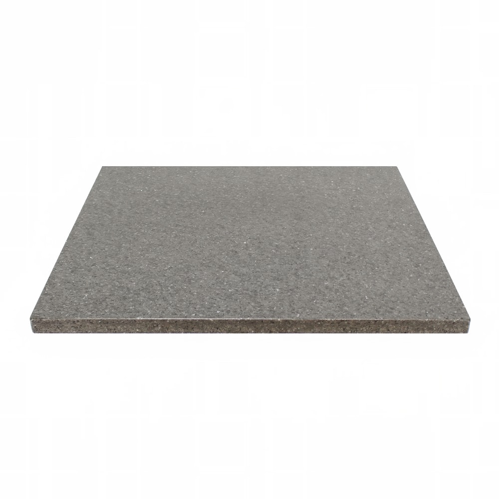 Art Marble 30" Square Quartz Table Top - Indoor/Outdoor, Storm Gray (Q40530X30)