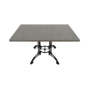 Art Marble 30" x 48" Rectangular Quartz Table Top - Indoor/Outdoor, Storm Gray (Q40530X48) thumbnail 3