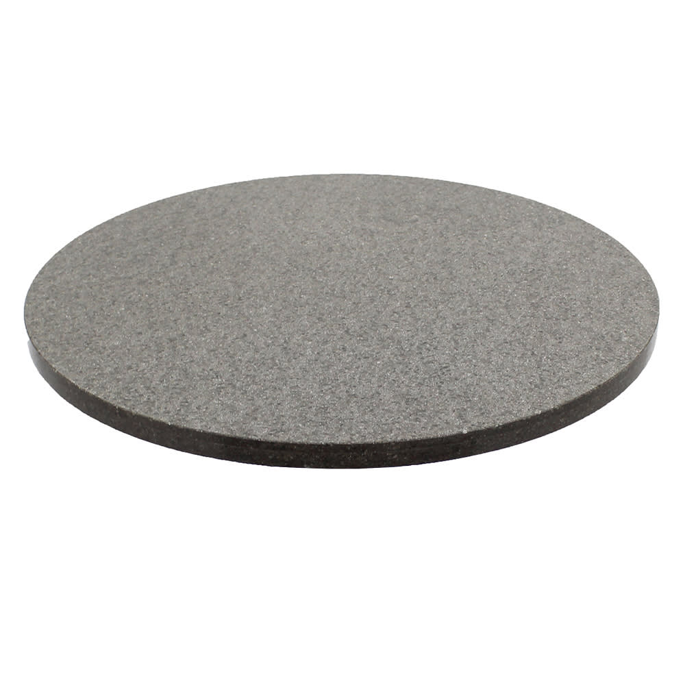 Art Marble 36" Round Quartz Table Top - Indoor/Outdoor, Storm Gray (Q40536RD)